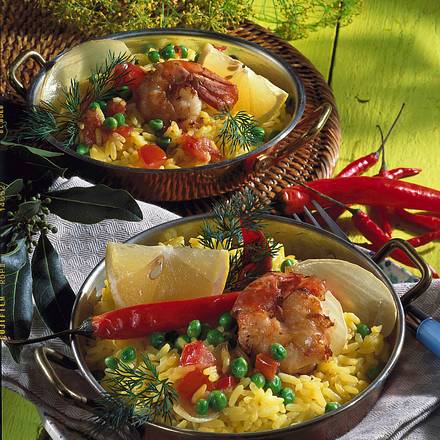 Garnelen-Reis-Pfännchen Rezept