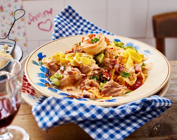 Garnelen-Tomaten-Pasta Rezept