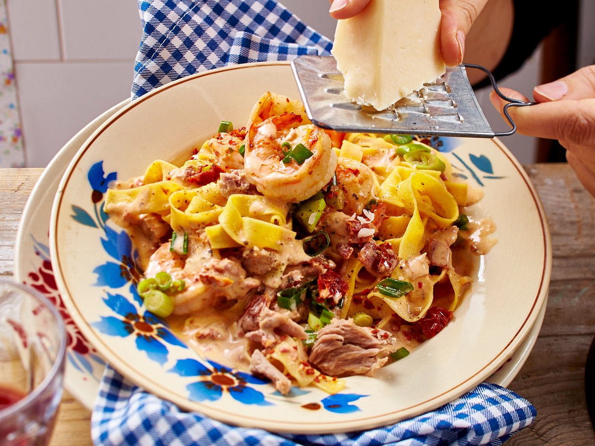 Garnelen-Tomaten-Pasta Rezept