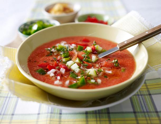 Gazpacho (Kalte Tomatensuppe) Rezept Gazpacho (Kalte Tomatensuppe) Rezept