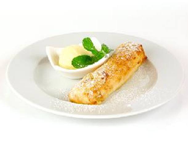 Gebackene Bananen mit Erdbeermus (Peter) Rezept Gebackene Bananen mit Erdbeermus (Peter) Rezept
