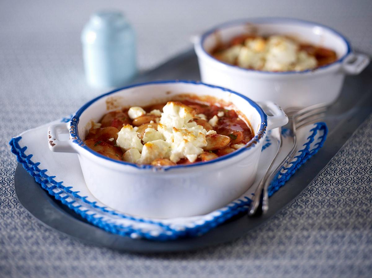 Gebackene Bohnen in Tomatensoße Rezept