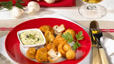 Gebackene Champignons mit Remouladensoße Rezept - Foto: LECKER @ Bauer Media Group