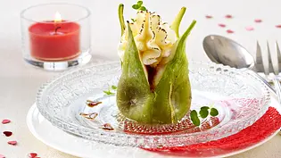 Gebackene Feigen mit Honig und Ziegenfrischkäse Rezept - Foto: LECKER @ Bauer Media Group Gebackene Feigen mit Honig und Ziegenfrischkäse Rezept - Foto: LECKER @ Bauer Media Group