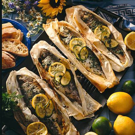 Gebackene Kräuterforelle Rezept