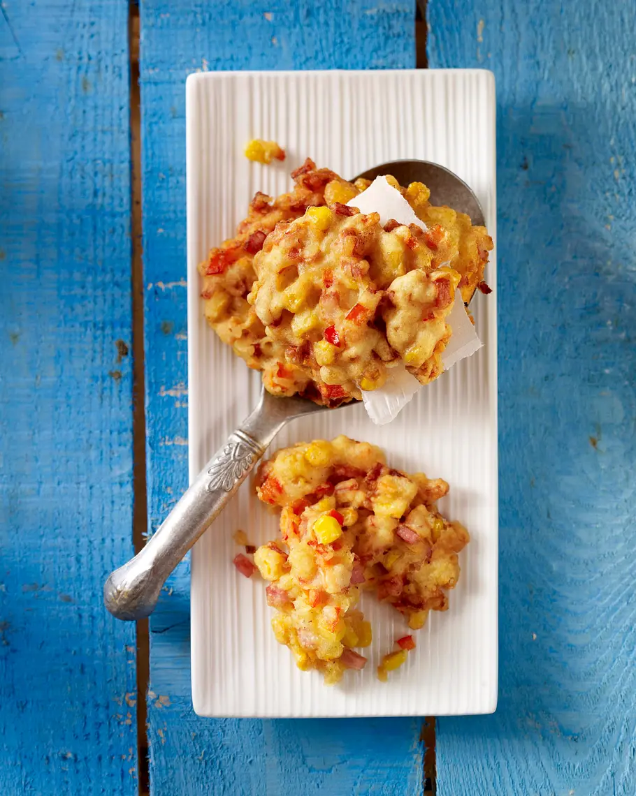 Gebackene Maisküchlein Rezept Gebackene Maisküchlein Rezept