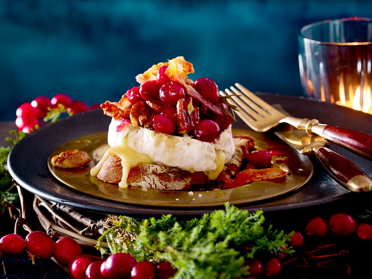 Gebackener Camembert mit Cranberrychutney Rezept