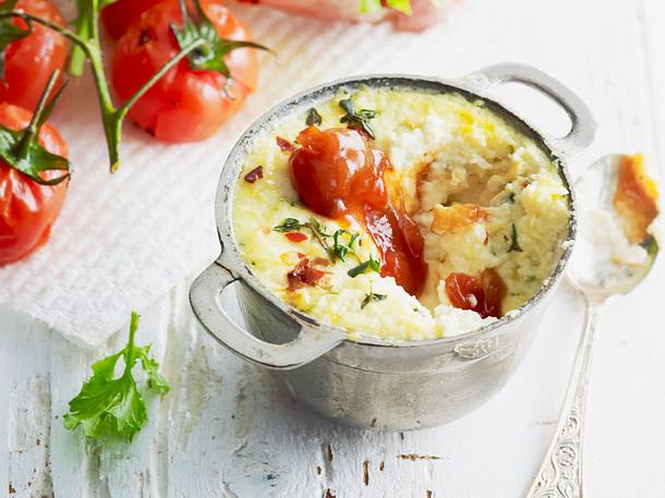 Gebackener Ricotta mit Tomaten-Chutney Rezept Gebackener Ricotta mit Tomaten-Chutney Rezept
