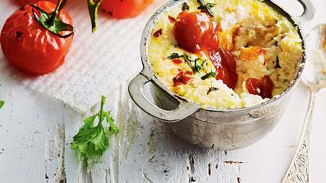 Gebackener Ricotta mit Tomaten-Chutney Rezept - Foto: House of Food / Bauer Food Experts KG