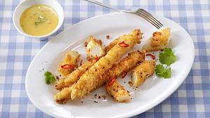 Gebackener Spargel mit Asiamayonnaise und Koriander (Johann Lafer) Rezept - Foto: House of Food / Bauer Food Experts KG