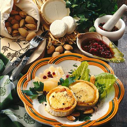 Gebackener Ziegenkäse Rezept Gebackener Ziegenkäse Rezept
