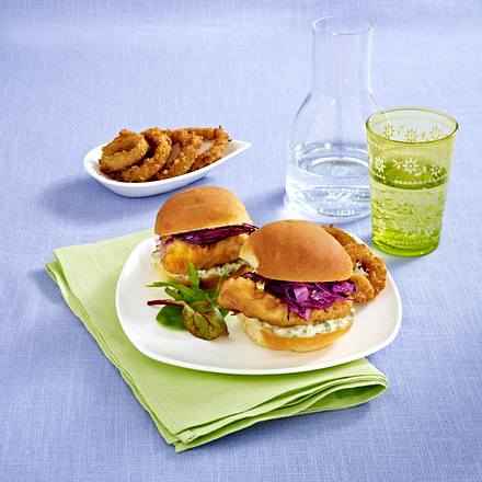 Gebackenes Fischsandwich Rezept Gebackenes Fischsandwich Rezept