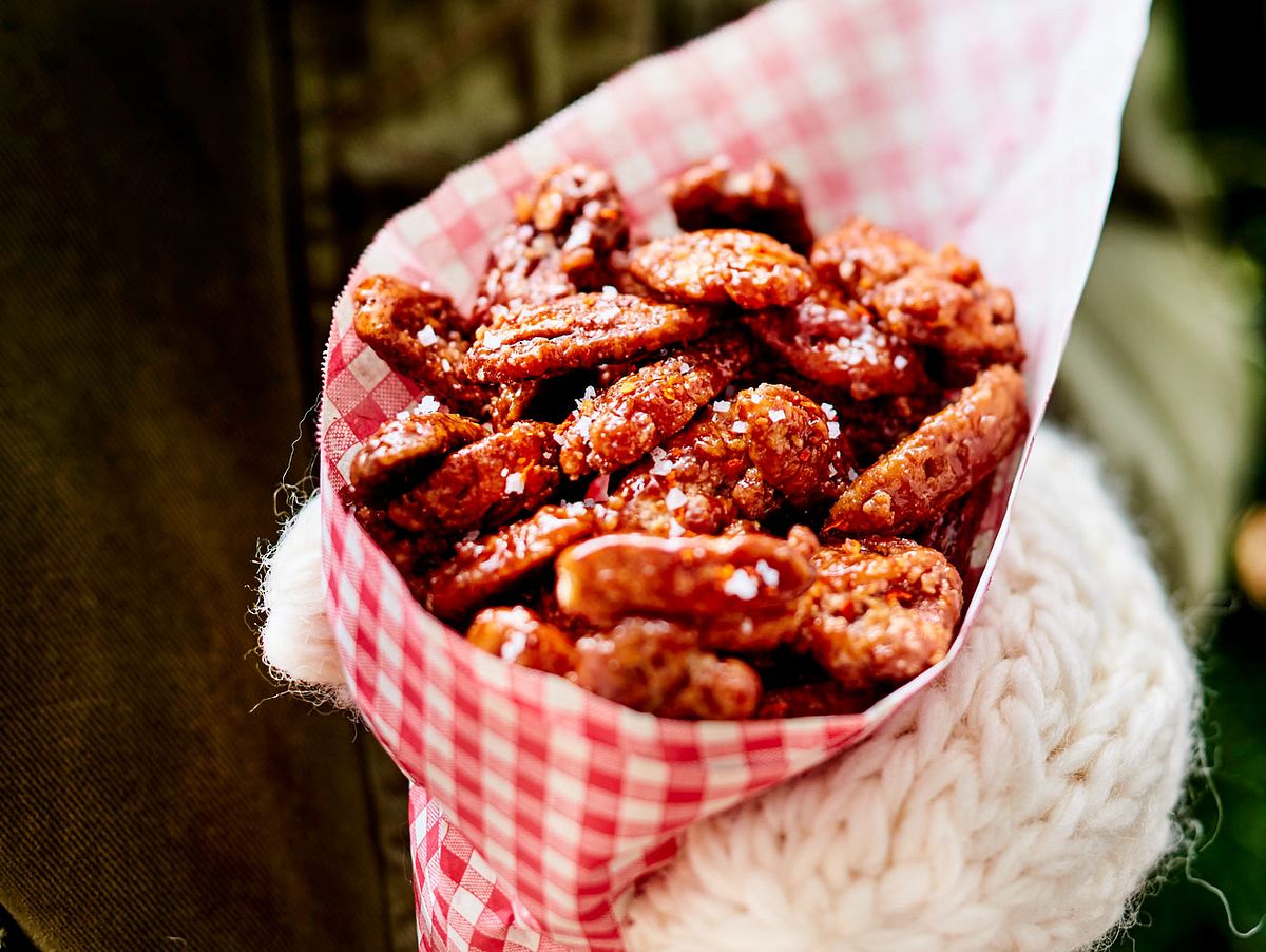 Gebrannte Chili-Pecans Rezept