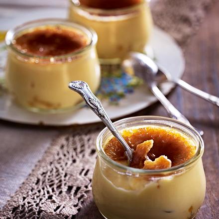 Gebrannte Ingwer-Creme (Ingwer Creme brulee) Rezept Gebrannte Ingwer-Creme (Ingwer Creme brulee) Rezept
