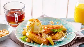 Gebratene Bananen mit Karamell-Sirup Rezept - Foto: LECKER @ Bauer Media Group Gebratene Bananen mit Karamell-Sirup Rezept - Foto: LECKER @ Bauer Media Group