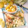 Gebratene Makrele mit Dillkartoffeln und Apfel-Zwiebel-Gemüse Rezept - Foto: Scarlini