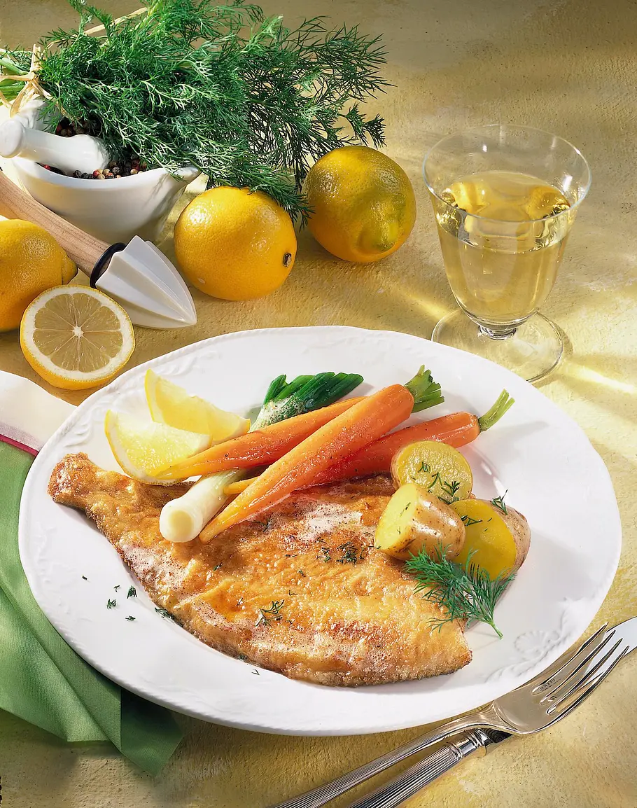 Gebratene Scholle Rezept Gebratene Scholle Rezept