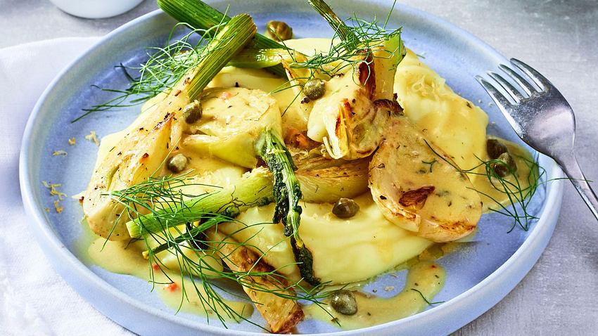 Gebratener Fenchel mit Senfrahm Rezept - Foto: House of Food / Bauer Food Experts KG