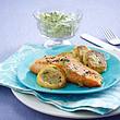 Gebratener Lachs mit Kartoffel-Lauch-Plätzchen Rezept - Foto: House of Food / Bauer Food Experts KG