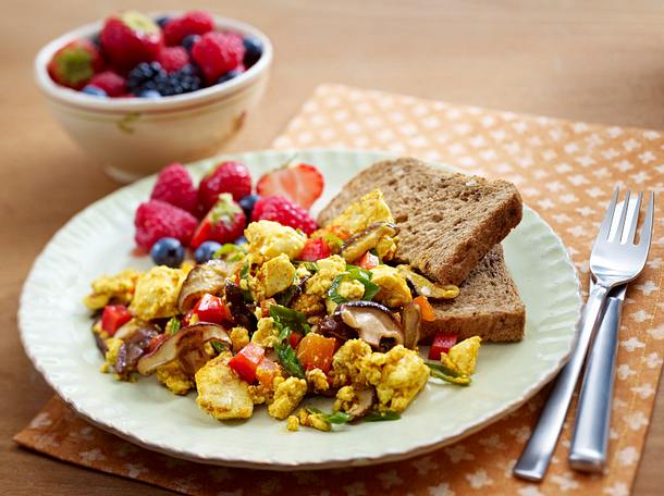 Gebratener Tofu mit Gemüse Rezept