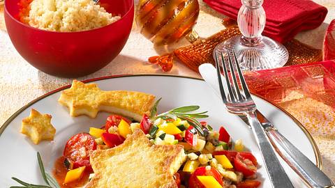 Gebratener Tofu mit Ratatouille Rezept - Foto: House of Food / Bauer Food Experts KG