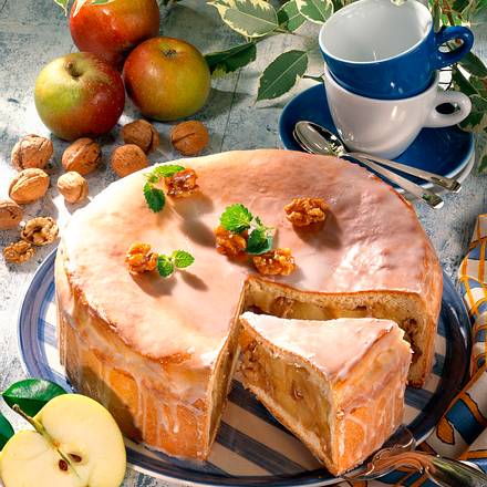 Gedeckter Apfelkuchen Rezept