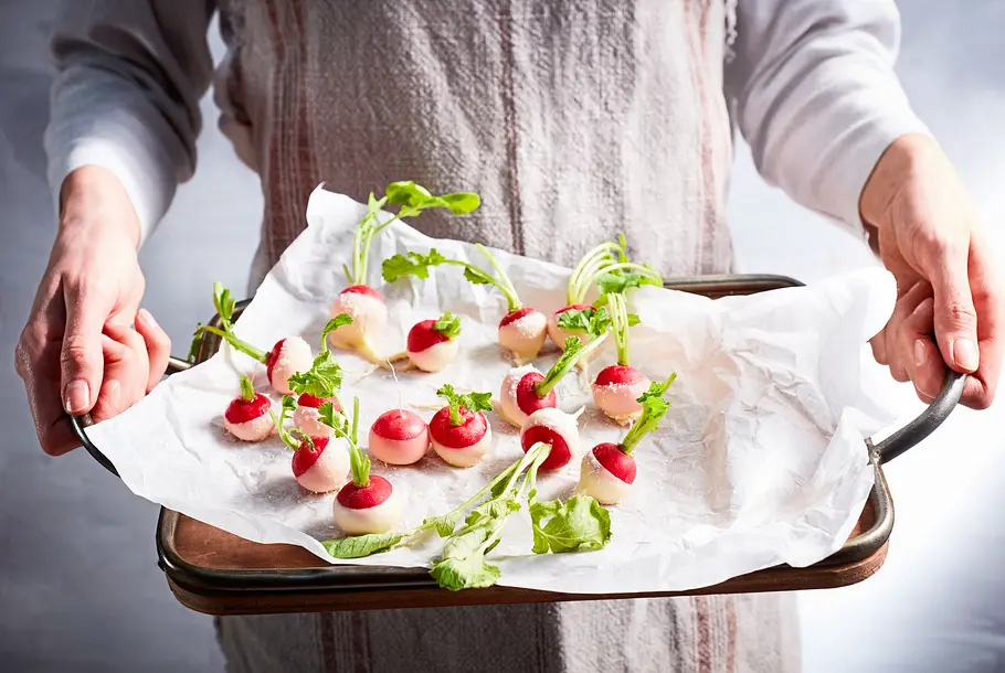 Gedippte Radieschen Rezept