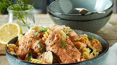 Gedünsteter Seelachs mit Schafskäsehaube Rezept - Foto: House of Food / Bauer Food Experts KG