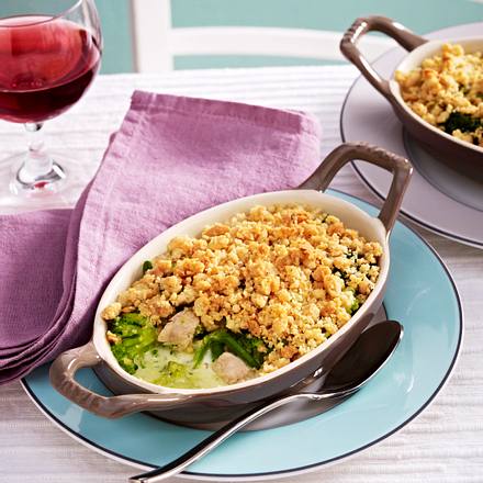 Geflügel-Crumble mit Estragon Rezept