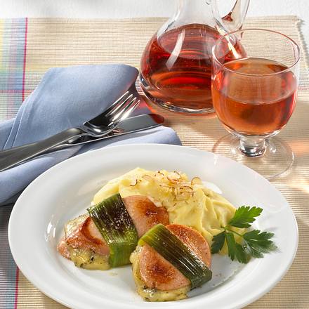 Geflügel-Fleischwurst-Päckchen Rezept