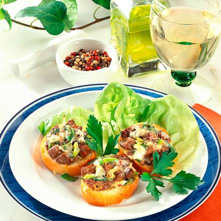 Geflügelleber-Crostini Rezept