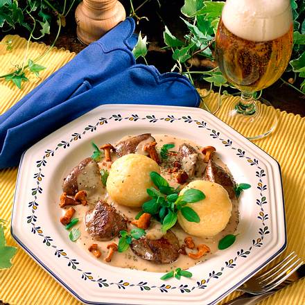 Geflügelleberragout Rezept Geflügelleberragout Rezept