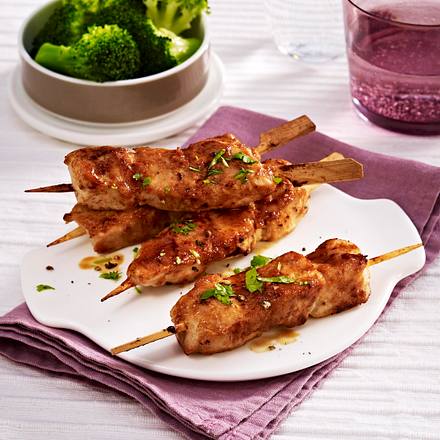 Geflügelspieße mit Sate-Soße Rezept