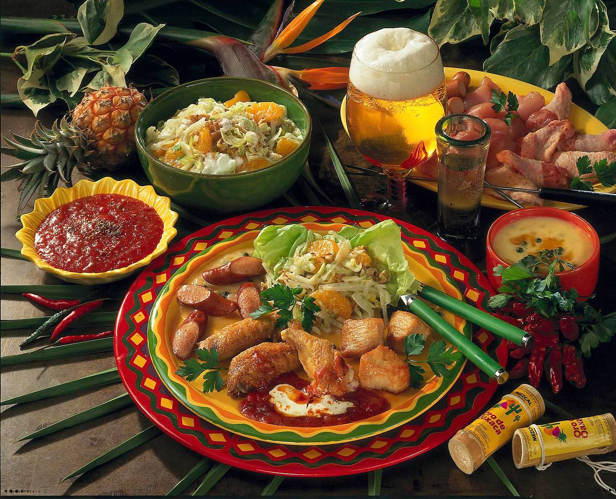 Geflügel-Fondue Rezept