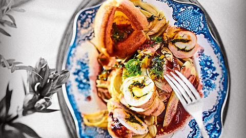 Geflügelröllchen mit Safranfüllung Rezept - Foto: House of Food / Bauer Food Experts KG