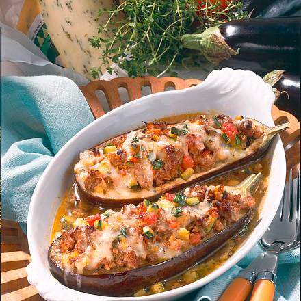 Gefüllte Auberginen Rezept Gefüllte Auberginen Rezept