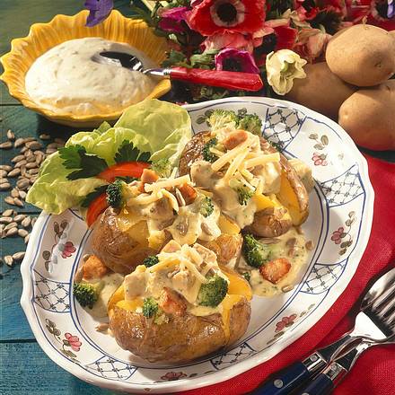 Gefüllte Backkartoffeln Rezept Gefüllte Backkartoffeln Rezept