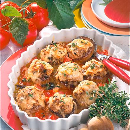 Gefüllte Champignons Rezept Gefüllte Champignons Rezept