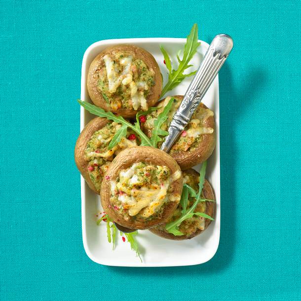 Gefüllte Champignons Rezept Gefüllte Champignons Rezept