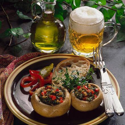 Gefüllte Champignons Rezept Gefüllte Champignons Rezept