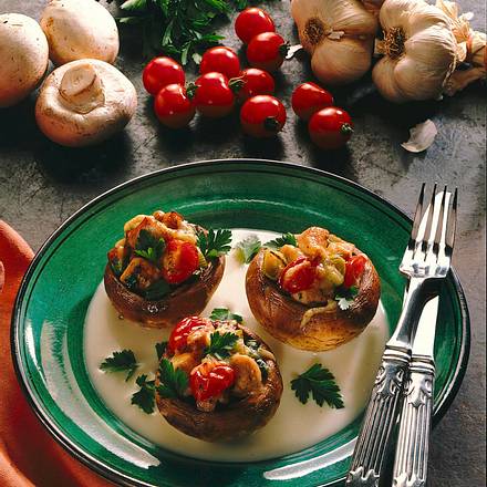 Gefüllte Champignons Rezept Gefüllte Champignons Rezept