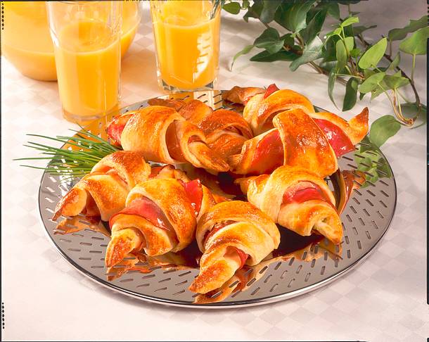 Gefüllte Croissants Rezept Gefüllte Croissants Rezept