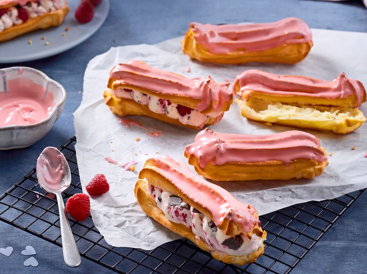 Gefüllte Eclairs für Lieblingsmenschen Rezept