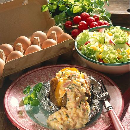 Gefüllte Folienkartoffeln Rezept