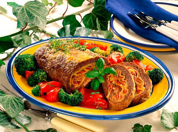 Gefüllte Hackroulade Rezept