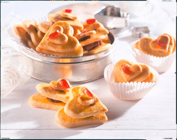 Gefüllte Herztürmchen Rezept Gefüllte Herztürmchen Rezept