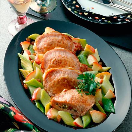 Gefüllte Kasseler-Koteletts Rezept