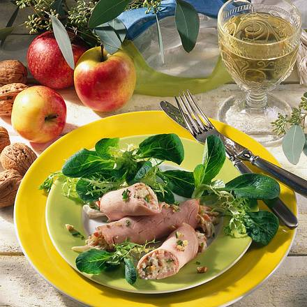 Gefüllte Kasseler-Röllchen Rezept Gefüllte Kasseler-Röllchen Rezept