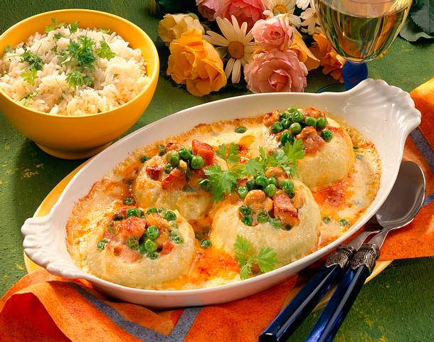Gefüllte Kohlrabi Rezept Gefüllte Kohlrabi Rezept