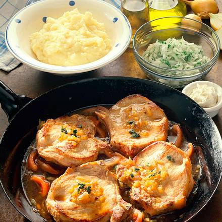Gefüllte Koteletts Rezept Gefüllte Koteletts Rezept